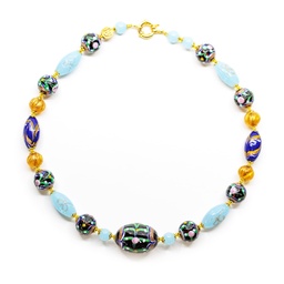 [P118X] Collana Venezia Pisani: delicato fiorire
