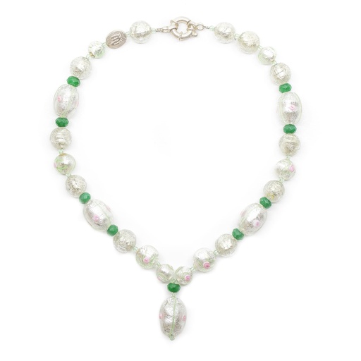 [T266X] Girocollo Serenissima Fenice: delicati decori