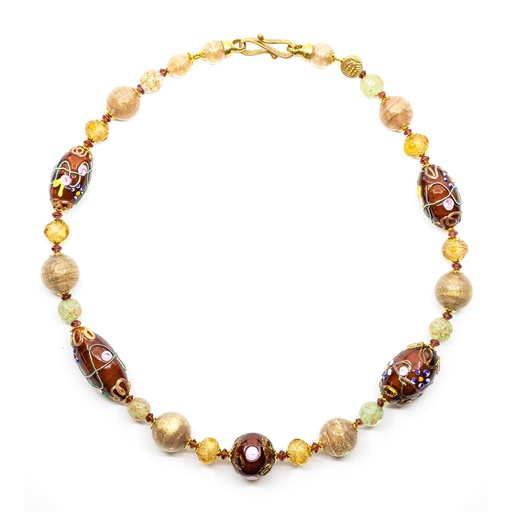 [D251X] Collier Serenissima Ducale: l'art du Fiorato