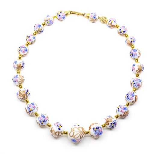 [R201X] Serenissima Cà Rezzonico choker: the Art of Fiorato