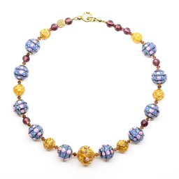 [T247X] Collana Serenissima Fenice: boccioli di rosa