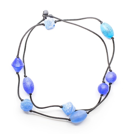 [L702X] Collana Pret à Porter Laguna: i colori delle perle sabbiate